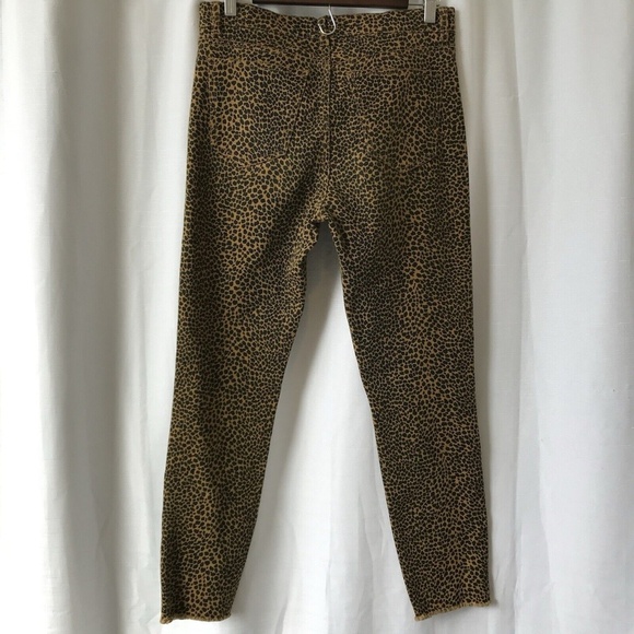 Current Elliott Spotted Cheetah Animal Print High Waist Stiletto Jeans Sz 28 - Picture 9 of 15